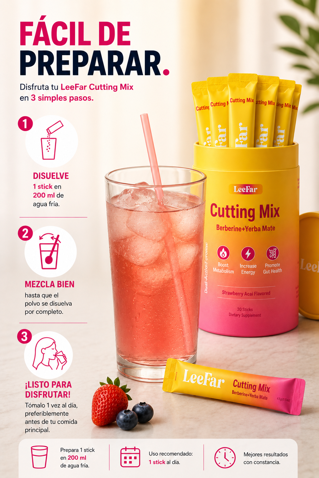 🔥 LeeFar Cutting Mix™ USA | Tu Nuevo Aliado para Sentirte con Más Energía y Menos Antojos