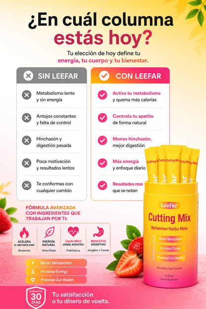 🔥 LeeFar Cutting Mix™ USA | Tu Nuevo Aliado para Sentirte con Más Energía y Menos Antojos